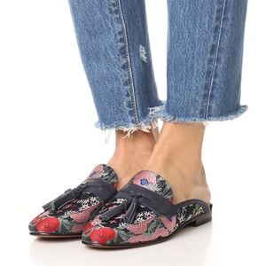 Sold Out Sam Edelman Paris Tassel Jacquard Mules
